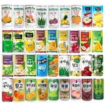 과즙음료 과일주스 캔음료수 작은캔 미니캔 업소용 도매용 프레주 웅진 썬키스트 참맑은 175ml 180ml 30캔 중 택1, 30) 대일 참맑은 제주감귤 175ml 30캔
