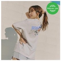 [데상트] M 반팔티 UQC SN223ETS52-LGRY 하니 착용X원제로원 YAY 반팔