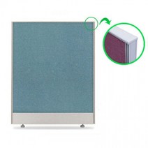가구샘 PVC 파티션 H1200 원톤 밝은프레임 OG1050ca, H1200xW1800_PW501