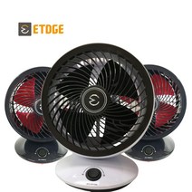 엣지코프DC 토네이도 에어 써큘레이터 E6 탁상용선풍기, ECU-M15BK(블랙)
