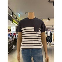 [ L E V I S ] 리바이스 남여공용 포켓 포인트 스트라이프 줄문의 반팔 티셔츠 _(L19342134)