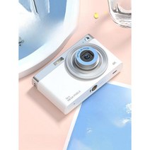 빈티지 디지털 카메라 예쁜 레트로 브이로그 카메라 CCD 손떨방, 공식 규격, 101PRO 화이트