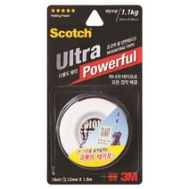 [RΘA] 3M 스카치 폼 양면 테이프 다용도평면 12mm x 1.5m 공업용 사무실 다용도 문구용 산업용 학교 사무용 ▷_β5243Ea, 《β본상품》, 옵션무[#@$]