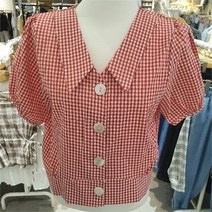 무자크 무자크 SH01 브이넥카라숏블라우스 MM4WBL47 (8716635)