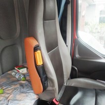 Kangina 트럭 포터 2 화물차 각도조절 팔걸이 5color 차량용품 봉고 3 개조 편한 컬러 거치대, 오른쪽장형+커버, 퍼플커버
