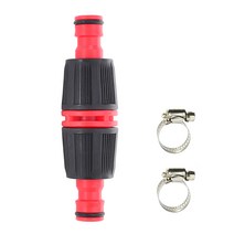 배꼽호스연결기 적색 19mm~25mm 편사호스용+32mm 스텐밴드2개 포함