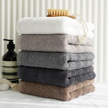 클라우망 호텔수건 40수 코마사 200g 1매, 브라운, 2매