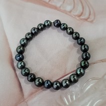 담수진주 흑진주팔찌 8미리