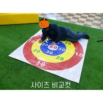 대형다트 과녁판 표적판 캠핑놀이 야외놀이 단체놀이 신발던지기(1.5m) PVC재질