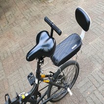 해시트리 자전거 뒷안장 안장 뒷좌석 보조 핸들바 손잡이, 자전거뒷안장(블랙)