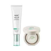 AHC 세이프온 톤업 선크림 50ml + 선쿠션 미니 8g, 단품