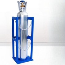 가스통 거치대 LPG 보관대 보관함 산소통 위험물 안전 질소통 1구형 업소용 매장 수납, BA