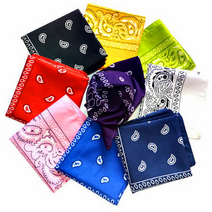 [등산 손수건] 페이즐리 등산 다용도 손수건 헤어벤드 목수건 무지스카프 페이즐 보자기 인쇄 판촉