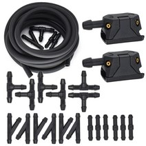 볼보트럭부품 car 4 way windscreen washer 와이퍼 블레이드 워터 스프레이 제트 노즐 fl fe fm fh fh16 fmx vhd vnl vnm vnr vnx, 레귤레이터가있는 2pcs