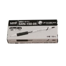 제트스트림 유니 볼펜 SXN-150 0.5mm, 0 . 5 mm / 10개입 (Black), 5세트