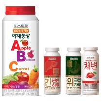 파스퇴르 100%유기농 야채농장 유기농ABC주스(190ml) + 파스퇴르 요구르트 랜덤증정, 24개