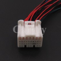 링브로워 유선송풍기 산업용 블로어 엔진 BLOWER 공업용환풍기 1 세트 31P 1123341-1 90980-12142 자동차 케이블 커넥터 닛산 플라스틱 하우징 소켓, [02] 1 Set  with Wires