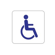 장애인 표시판 화장실 주차장 장애인전용 팻말
