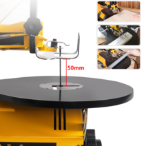 스크롤쏘 전동 탁상 실 줄 띠 톱 스카시톱 기계, 하이매치 16인치 커브쏘 (10개 발송)