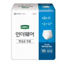 디펜드 남녀공용 변실금 언더웨어 성인기저귀, 1세트, 5개