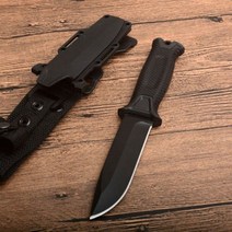 서바이벌나이프 캠핑용칼 헌팅나이프 전술 티타늄 코팅 스틸 블레이드 클래식 군사 생존 고정 블레이드 기어, a, A