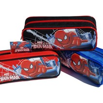 디즈니 마블 캐릭터 필통 모음 캐릭터필통 천필통 패브릭필통 겨울왕국 프린세스 공주 스파이더맨 어벤져스 공룡 필통, 029_스파이더맨 레드, 1개