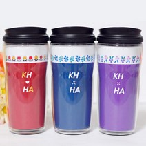 북유럽 꽃 디자인 포토 텀블러 선물포장, 스테인리스[ 420ml](+8000)