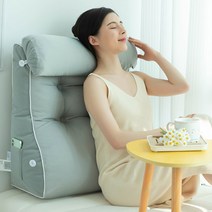 다기능허리등쿠션 허리보호대 침대 쿠션 매트리스 소프트백 소파 빅쿠션 다다미 등받이 탈부착 세탁 가능, 182폭 45CM허리보호대 헤드레스트 보강형 쿨링 라이