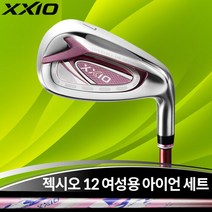 젝시오12 여성용 아이언세트 보르도, 5아이언세트(7~9 PW.SW), L