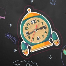 모양시계 운송수단 시계만들기키트 우주선 버스시계 266EA