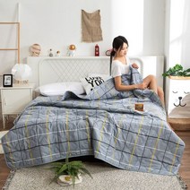프리미엄모달호텔침구 이블 극세사이불 세사 패드 여르이불 워싱 코튼 인쇄 이불 경량 이불 부드럽고 편안한 통기성 양면 대체 침대 퀼트 침대보