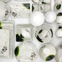 굿다이닝 멜라민 그릇 찬기 접시 업소용, 02.G-9132 하모니 굽찬기2호, 1개