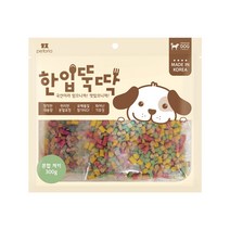 한입뚝딱 국내산 강아지 애견 간식 13종 모음, 혼합져키 300g