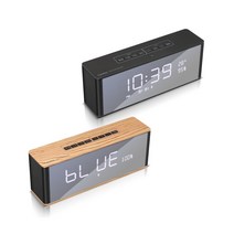 캔스톤 다용도 블루투스 스피커 라디오 탁상시계 LX-C4 시그니처, 캔스톤 LX-C4 블랙