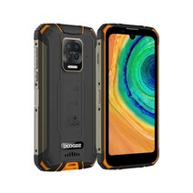 핸드폰 싸게 사는 법 doogee s59 러기드 폰 10050mah 슈퍼 배터리 스마트폰 4gb 64gb 핸드폰 ip68ip69k 2w 큰 볼륨 스피커 celular, 주황색, 주황색