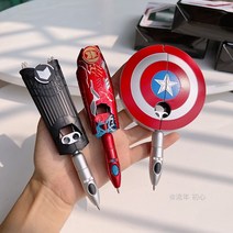 재미있는 변형 볼펜 마블 디자인 펜, 캡틴 아메리카