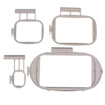 재봉틀 미싱기 Brother innovis 1500 1500d 2500d 4000d 6000d(sa437sa438sa439sa441) 용 8pcs 자수 후프, 없음
