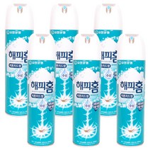 해피홈 에어로솔 모기(피톤치드향) 500ml, 6개