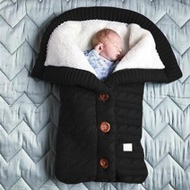 유모차 풋머프 침낭 풋워머 커버 따뜻한 봉투 겨울 sleepsack footmuff, 검은색