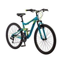 몽구스 스테터스 2.2 경량 산악자전거 이중 서스펜션, teal _26인치 휠 | 스테터스 2.2