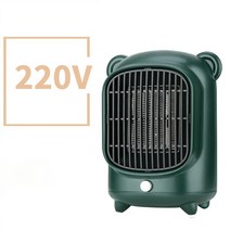 대류식 난로 컨벡션 히터 난방기 욕실 휴대용 미니 데스크탑 전기 히터 110V PT 세라믹 난방 따뜻한, 03 Green-220V_01 미국