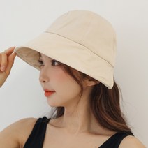 베라프 봄 여름 보닛햇 벙거지모자 린넨 벨크로 버킷햇 W347
