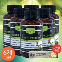 유비바이오 키즈녹용 그로스팩터 180캡슐 6개