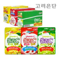 고려은단 쏠라C 비타민C 구미 8개입 X 5개 (3가지맛 택1), 레몬맛