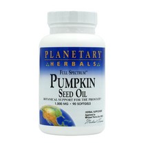 플래너터리허벌스 냉압착 호박씨오일 프로스테이트 Pumpkin Seed Oil 1000mg 90소프트젤, 90정