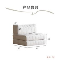 침대접이식 2단 매트리스, 피부 친화적인 스웨이드, 개인