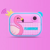사진자판기 인쇄용 어린이용 비디오 사진 카메라 어린이용 즉석 인쇄 카메라 장난감 소녀용, 장미, 32GB