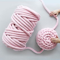 자이언트얀거대한 원사 500g 벨벳 스레드 DIY 짠 바구니 담요 매트 카펫 매트 카펫 러그 손 을 위한 슈퍼, 한개옵션1, 02 Pink 500g
