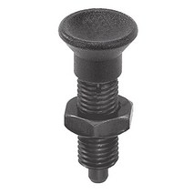 Kipp 03093-2308A6 Steel Indexing Plungers Without Collar H Style Locking Pin Hardened Inch 5/8-1, 1, 68 mm Length, 5/8-11
