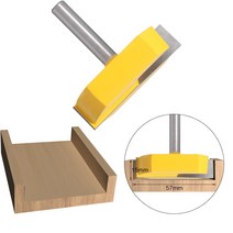 8mm 생크 청소 바닥 목재 커터 라우터 비트 표면 기획 트리밍 밀링 커터용 직경 절단, 한개옵션0, 한개옵션0
